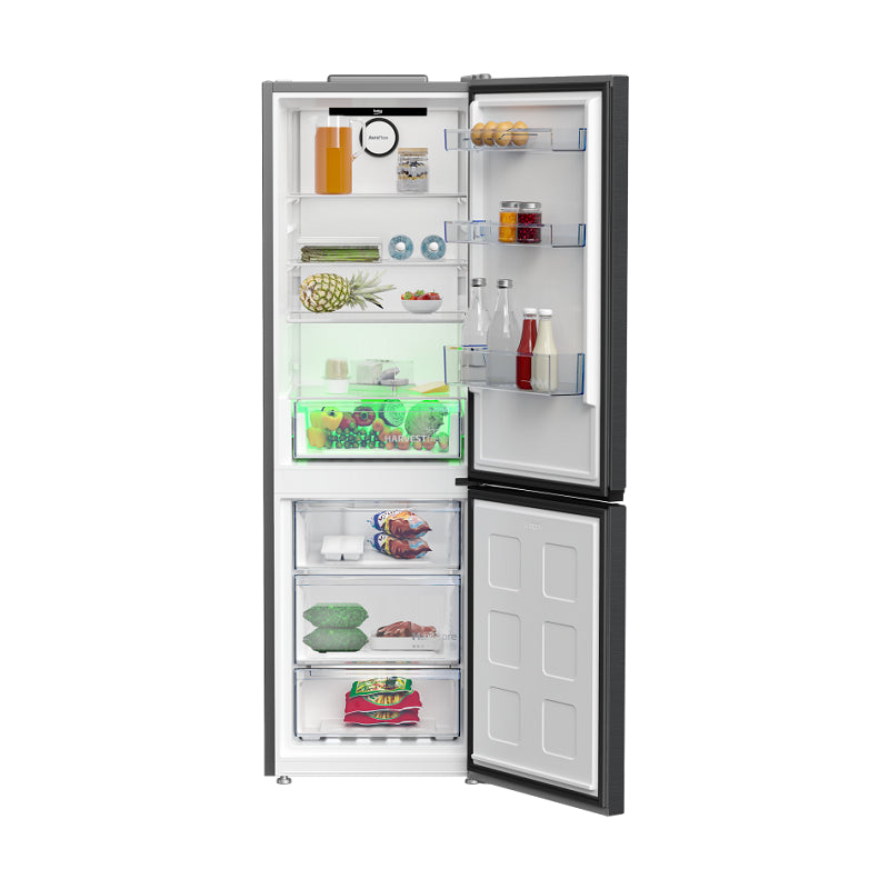 Beko Digital Refrigerator No Frost 2 Door 316 Liter Dark Inox RCNE367E30XBRI. Beko Digital Refrigerator No Frost 2 Door 316 Liter Dark Inox RCNE367E30XBRI.